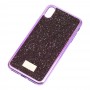 Чохол для iPhone Xs Max Bling World фіолетовий