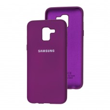Чехол для Samsung Galaxy J6 2018 (J600) Silicone Full фиолетовый / grape