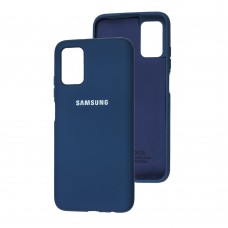 Чехол для Samsung Galaxy A03s (A037) Silicone Full синий 