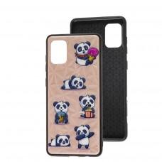 Чехол для Samsung Galaxy A31 (A315) Wave Majesty baby panda / light pink