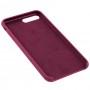 Чохол Silicone для iPhone 7 Plus / 8 Plus case бордовий / maroon