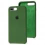 Чохол Silicone для iPhone 7 Plus / 8 Plus case зелений / army green