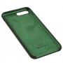 Чохол Silicone для iPhone 7 Plus / 8 Plus case зелений / black green
