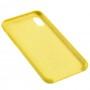 Чехол Silicone для iPhone X / Xs Premium case canary yellow