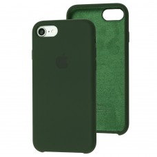 Чохол для iPhone 7 / 8 Silicone case зелений / black green