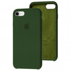 Чехол для iPhone 7 / 8 Silicone case зеленый / army green 
