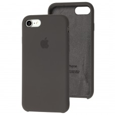 Чехол для iPhone 7 / 8 Silicone case серый / light olive