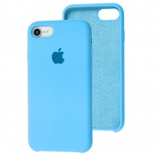 Чехол для iPhone 7 / 8 Silicone case голубой / light blue
