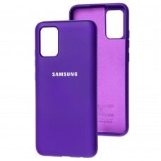 Чехол для Samsung Galaxy A02s (A025) Silicone Full фиолетовый