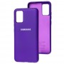Чехол для Samsung Galaxy A02s (A025) Silicone Full фиолетовый