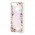 Чехол для Xiaomi Redmi 6 Блестки вода светло-розовый "цветы"