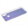 Чехол для Samsung Galaxy A10s (A107) блестки + popsocket "фиолетовый II"