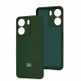 Чохол для Xiaomi Redmi 13C / Poco C65 Silicone Full camera dark green