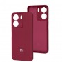 Чохол для Xiaomi Redmi 13C / Poco C65 Silicone Full camera marsala