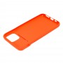 Чохол для iPhone 11 Pro Max Multi-Colored camera protect помаранчевий