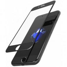 Защитное стекло для iPhone 7 Plus Glass colour черный перед+зад (без.уп)