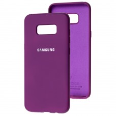 Чехол для Samsung Galaxy S8+ (G955) Silicone Full фиолетовый / grape