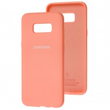 Чехол для Samsung Galaxy S8+ (G955) Silicone Full персиковый 