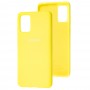 Чохол для Samsung Galaxy S20+ (G985) Silicone Full жовтий