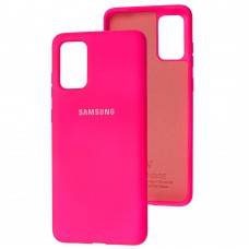 Чехол для Samsung Galaxy S20+ (G985) Silicone Full розовый неон