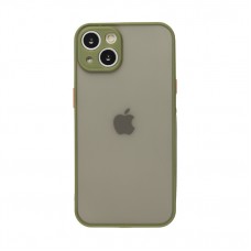 Чехол для iPhone 13 LikGus Totu camera protect зеленый