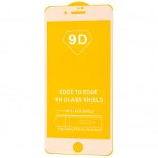 Защитное стекло для iPhone 7 Plus / 8 Plus Full Glue белое (OEM)