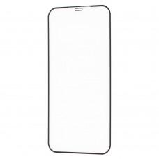 Защитное стекло для iPhone 12 Pro Max Full Glue Люкс черное