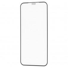 Защитное стекло для iPhone 12 / 12 Pro Full Glue Люкс черное