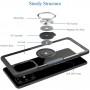 Чехол для Samsung Galaxy A51 (A515) Deen CrystalRing с кольцом черный   