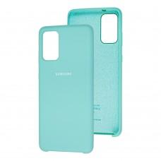 Чохол для Samsung Galaxy S20+ (G985) Silky Soft Touch "бірюзовий"