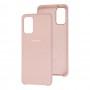 Чохол для Samsung Galaxy S20+ (G985) Silky Soft Touch "рожевий пісок"
