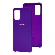 Чохол для Samsung Galaxy S20+ (G985) Silky Soft Touch "фіолетовий"