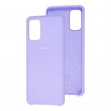 Чохол для Samsung Galaxy S20+ (G985) Silky Soft Touch "світло-фіолетовий"