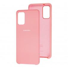 Чехол для Samsung Galaxy S20+ (G985) Silky Soft Touch "светло-розовый"