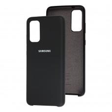 Чехол для Samsung Galaxy S20 (G980) Silky Soft Touch "черный"