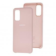 Чехол для Samsung Galaxy S20 (G980) Silky Soft Touch "розовый песок"