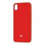 Чехол для Xiaomi Redmi 7A Silicone case (TPU) красный