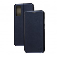 Чехол книжка Premium для Samsung Galaxy S20 FE (G780) темно-синий
