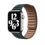 Ремешок для Apple Watch 38/40mm Leather Link green