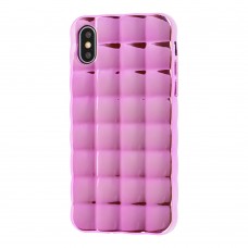 Чехол Mirrors для iPhone X / Xs розовый
