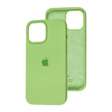 Чехол для iPhone 13 Silicone Full зеленый / mint