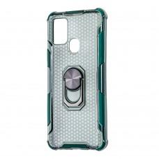 Чехол для Samsung Galaxy A21s (A217) CrystalRing зеленый