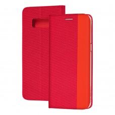 Чехол книжка для Samsung Galaxy S8 (G950) Premium HD красный