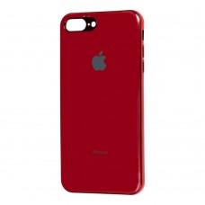 Чехол для iPhone 7 Plus / 8 Plus Silicone case (TPU) красный