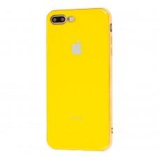 Чехол для iPhone 7 Plus / 8 Plus Silicone case желтый