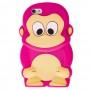 3D чехол Monkey для iPhone 6 малиновый 