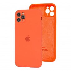 Чохол для iPhone 11 Pro Silicone Slim Full camera помаранчевий