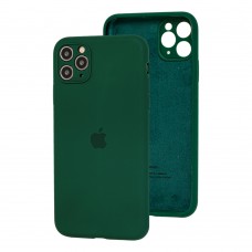 Чохол для iPhone 11 Pro Silicone Slim Full camera армійський зелений