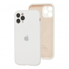 Чехол для iPhone 11 Pro Silicone Slim Full camera белый