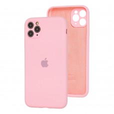 Чехол для iPhone 11 Pro Silicone Slim Full camera light pink